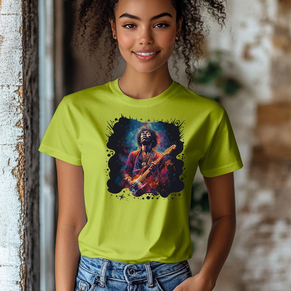 Camiseta Majica sa štampanim printom Cam 790, Ženska, Limeta