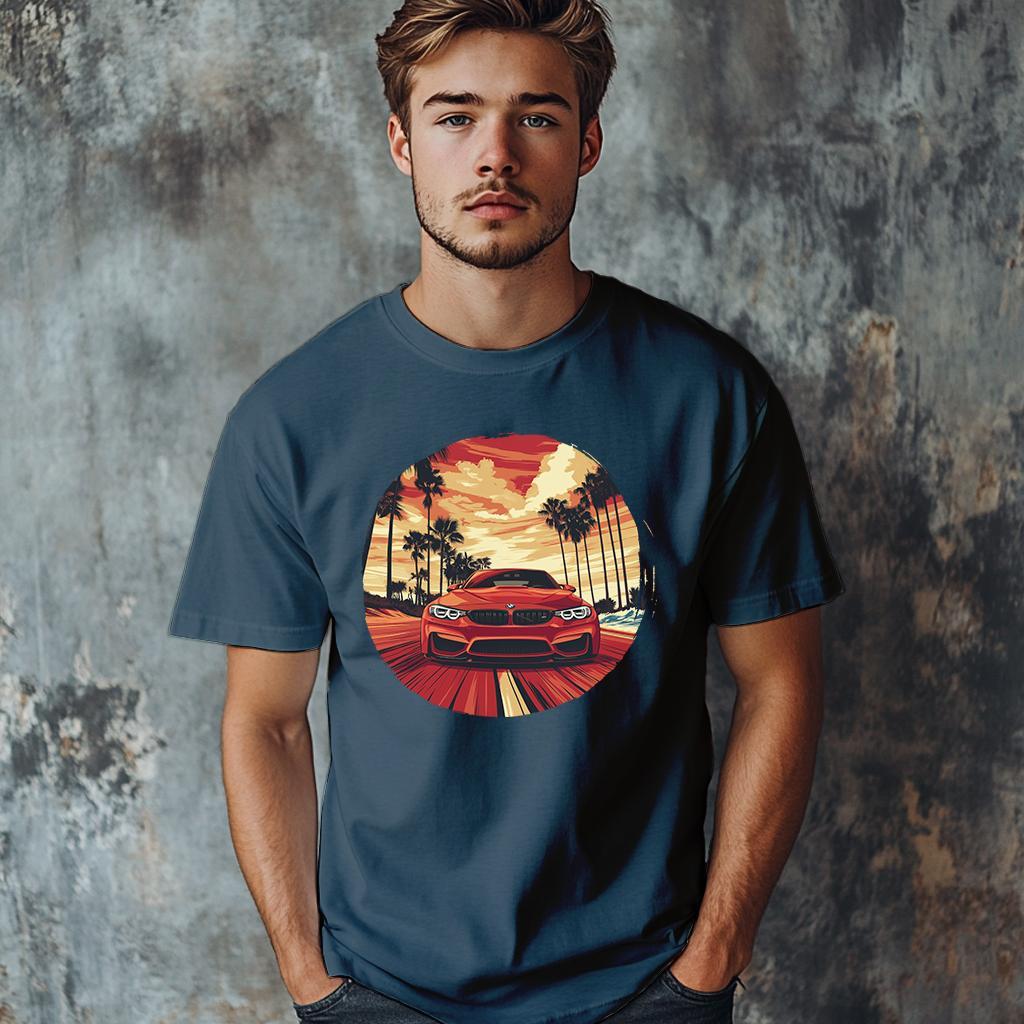 Camiseta Majica sa štampanim printom Cam 839, Muška, Siva