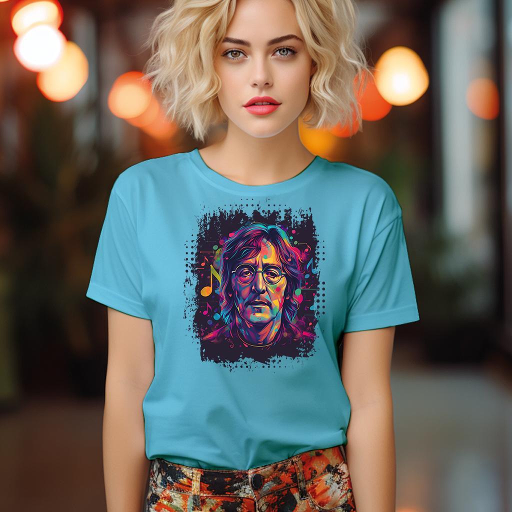 Camiseta Majica sa štampanim printom Cam 795, Ženska, Akvamarin