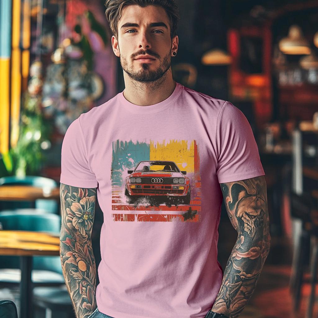 Camiseta Majica sa štampanim printom Cam 828, Muška, Roze