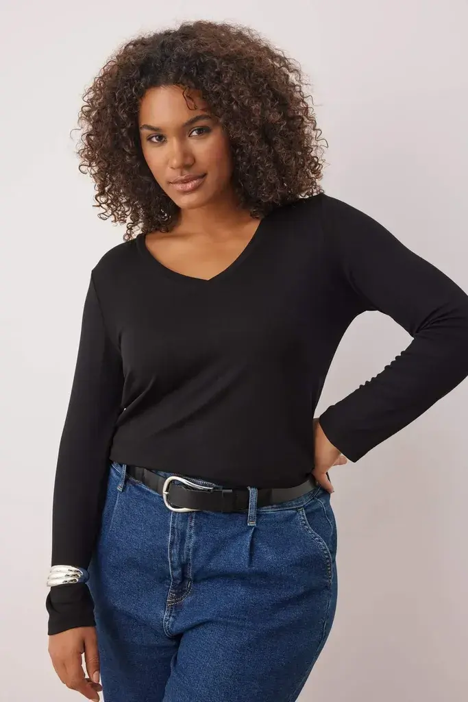 Trendyol Curve Ženska bluza Tbbaw26Af00025, Crna