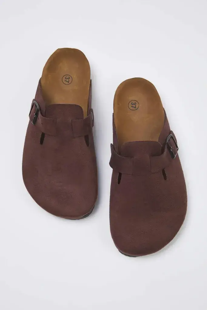 Trendyol Shoes Ženske papuče Takss25Te00001, Braon