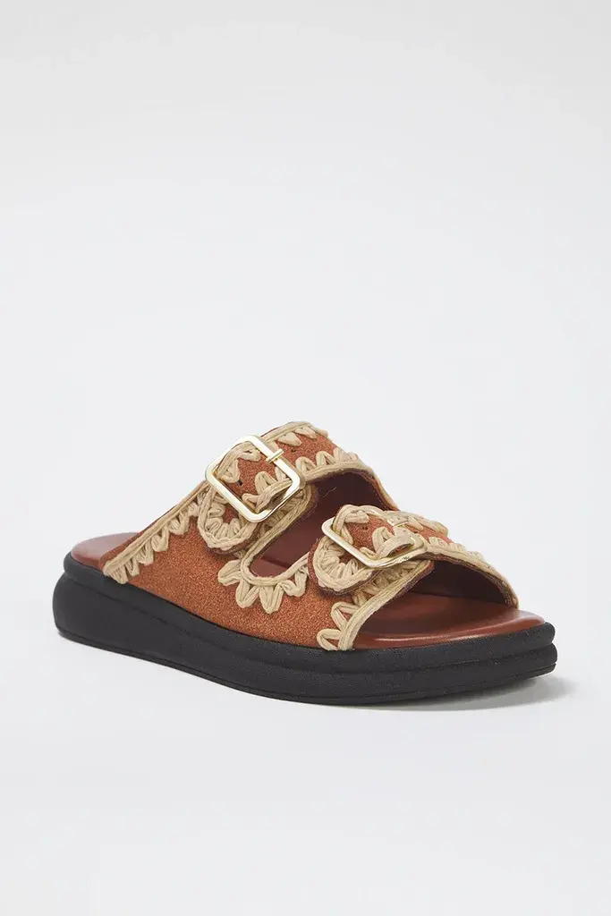 Trendyol Shoes Ženske papuče Takss25Te00005, Braon