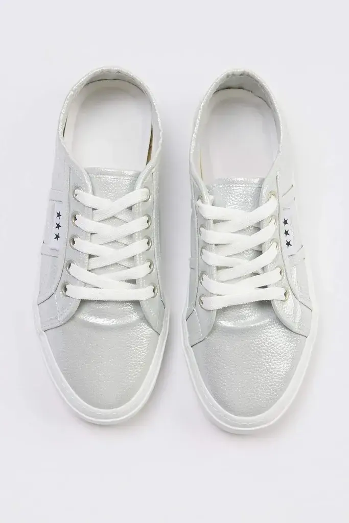 Trendyol Shoes Ženske patike Takss25Sn00039, Srebrne boje