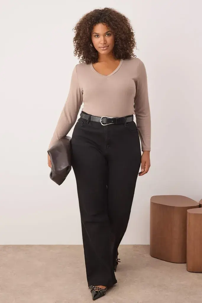 Trendyol Curve Ženska bluza Tbbaw26Af00025, Bež