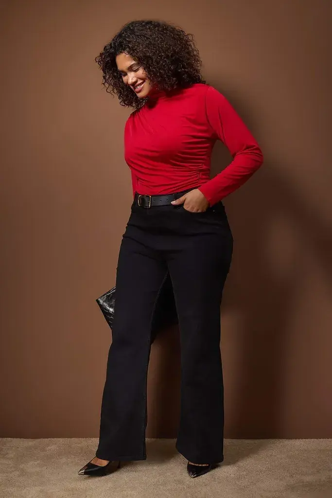 Trendyol Curve Ženska bluza Tbbaw26Af00104, Crvena