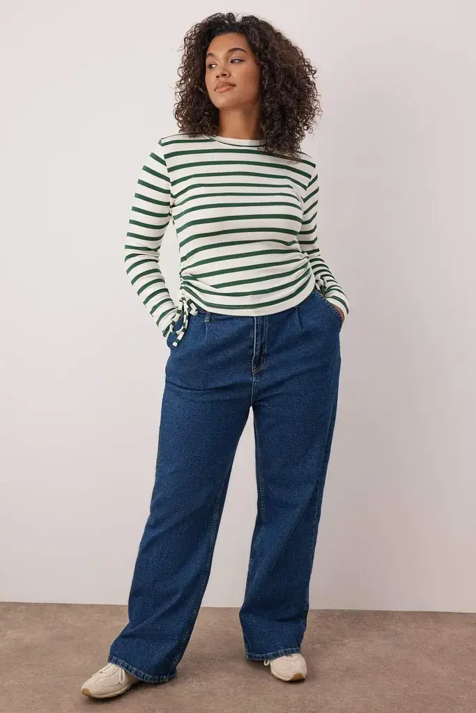 Trendyol Curve Ženska bluza Tbbaw26Af00110, Zelena