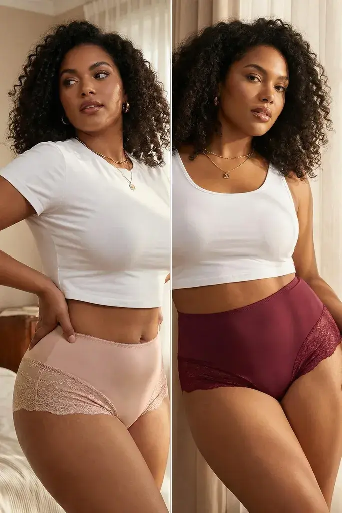 Trendyol Curve Ženski set donjeg veša Tbbaw25Cm00006, Bordo