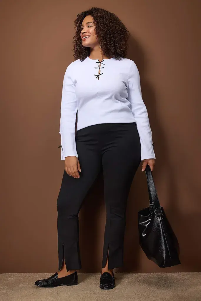Trendyol Curve Ženska bluza Tbbaw26Af00023, Bela