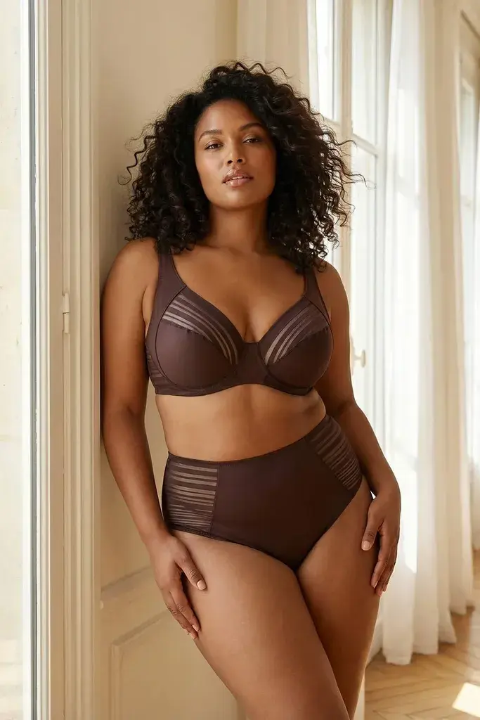 Trendyol Curve Ženski set donjeg veša Tbbaw25Dg00002, Braon