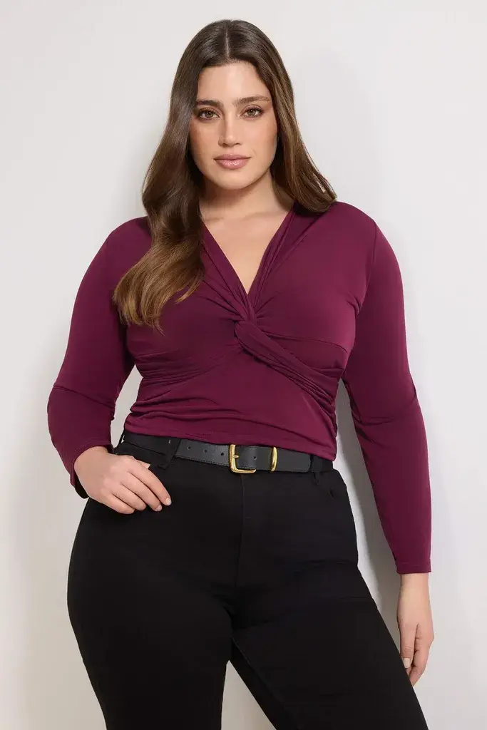 Trendyol Curve Ženska bluza Tbbaw26Af00135, Ljubičasta
