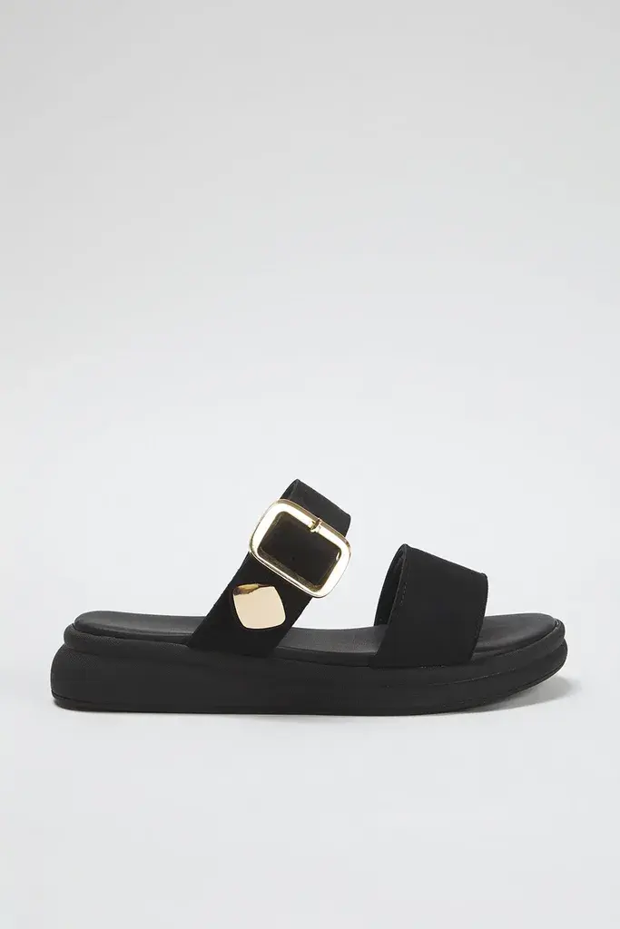 Trendyol Shoes Ženske papuče Takss25Te00006, Crne