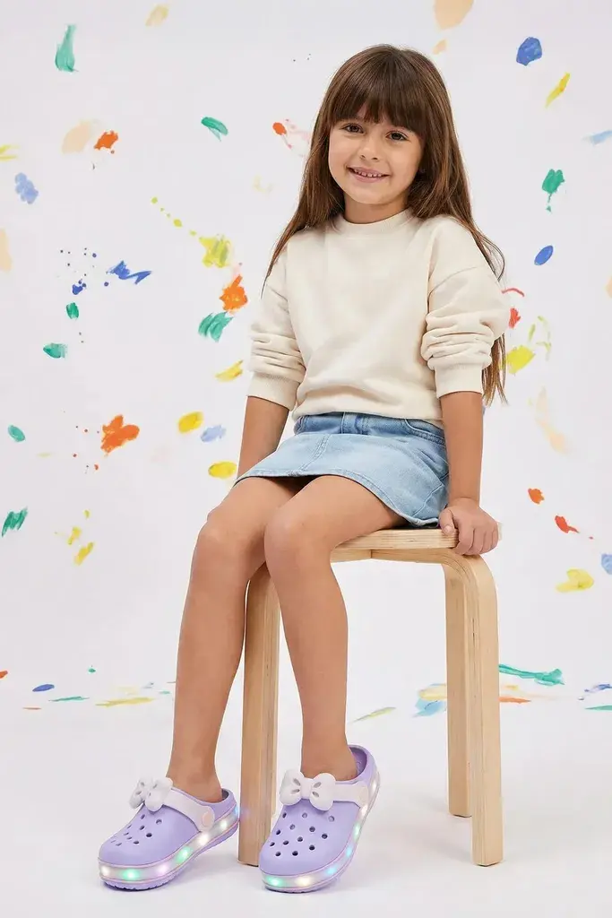 Trendyol Shoes Papuče za devojčice Takss25Sd00045, Ljubičaste