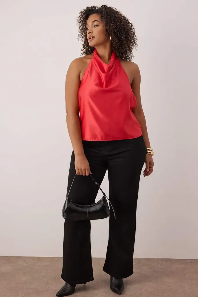 Trendyol Curve Ženska bluza Tbbaw26Af00079, Crvena