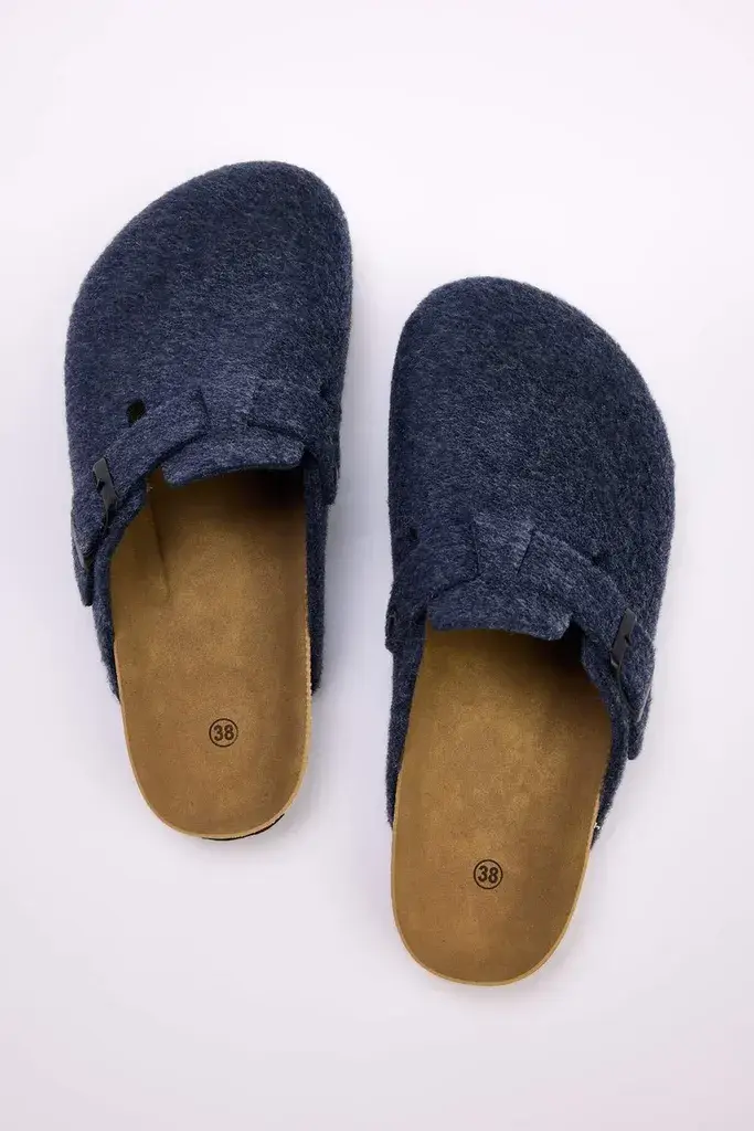 Trendyol Shoes Ženske papuče Takss25Te00001, Tamnoplave