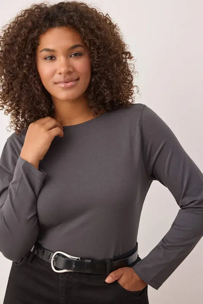 Trendyol Curve Ženska bluza Tbbaw26Af00026, Antracit