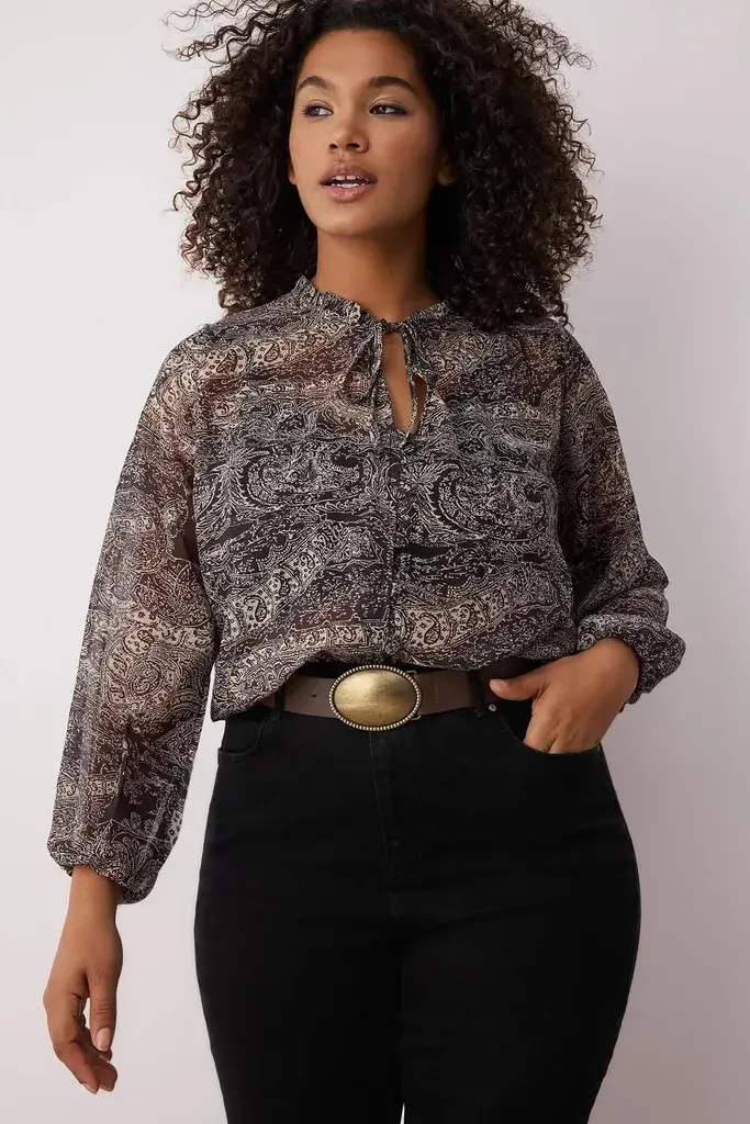 Trendyol Curve Ženska bluza Tbbaw26Af00038, Šarena