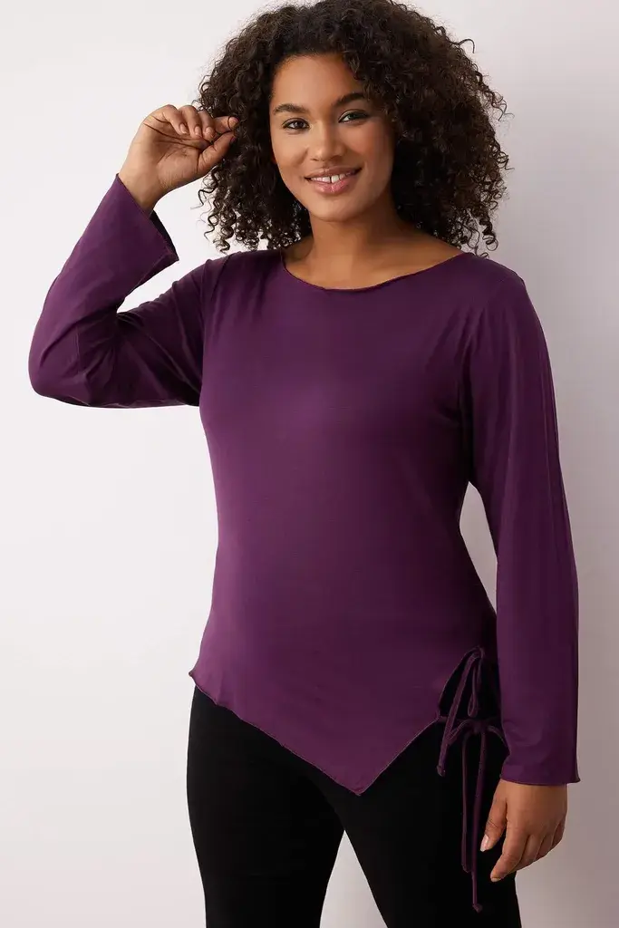 Trendyol Curve Ženska bluza Tbbaw26Af00011, Ljubičasta