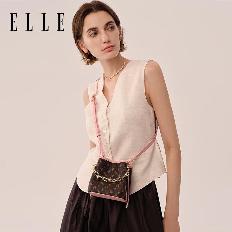 Elle Ženska torbica, Braon-roze