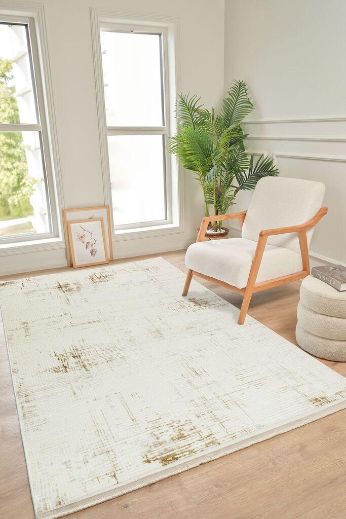Conceptum Hypnose Tepih Kadifem Kd011, 200x300 cm, Krem