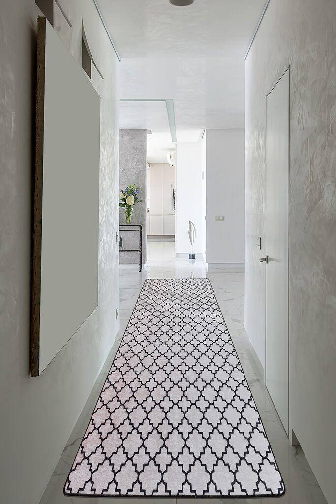 Conceptum Hypnose Tepih Kupa, 80x200 cm, Crno-beli