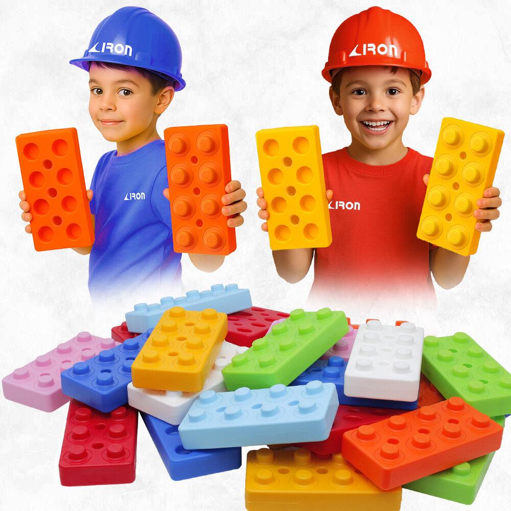 Iron Sport Kocke za decu Mini Blok, Set od 50 kom, 12cm x 24cm x 4cm