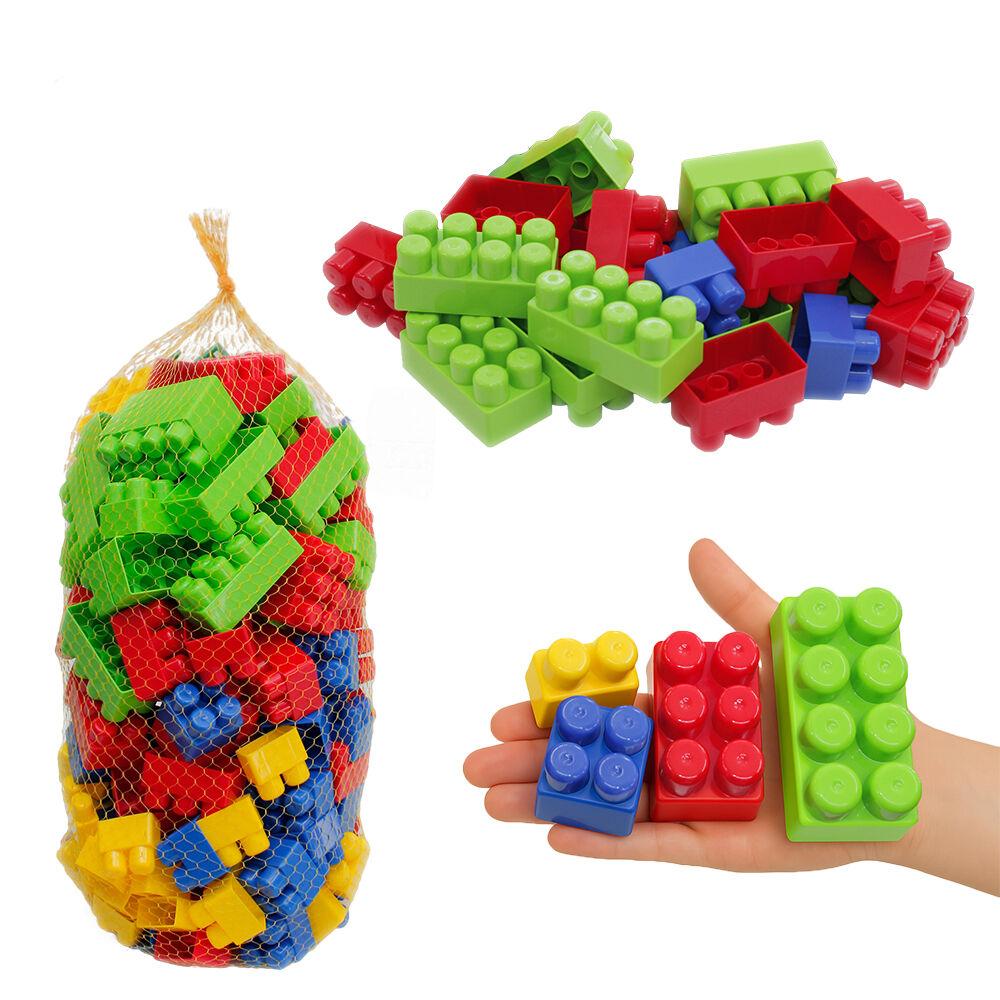 Iron Sport Kocke za decu, Set 150 kom., Džak - 4 vrste kocki u setu, Širine kocki 4.5cm