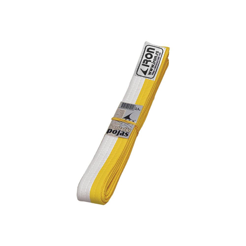 Iron Sport Belo-žuti borilački pojas 240cm