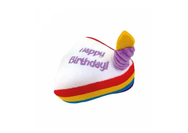 Croci Igračka za pse Torta Party, Šarena