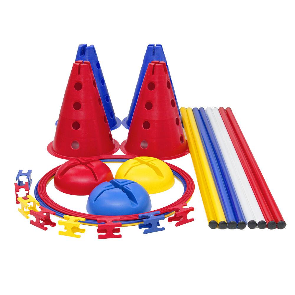 Iron Sport Koordinaciona kombinacija Agility Pet podesive prepone provlačilice čunjevi hula hop