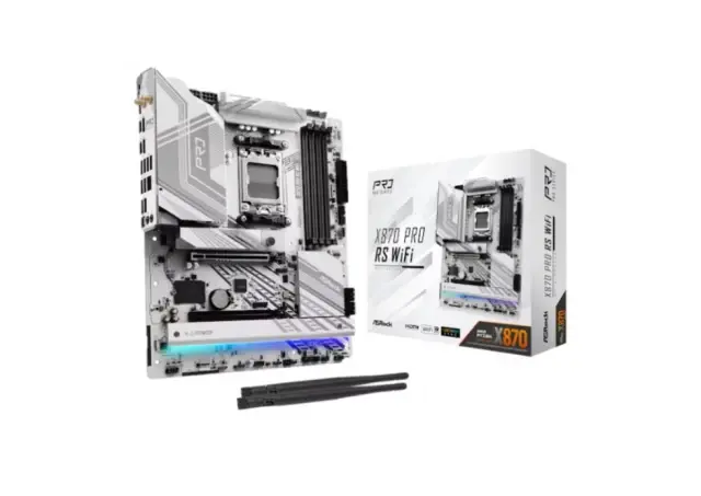 ASRock Matična ploča AM5, X870, PRO, RS, WIFI