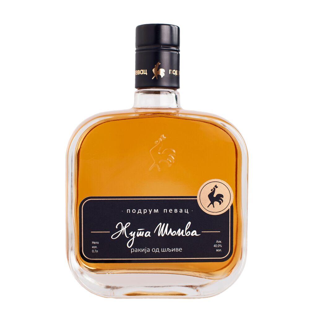 Podrum Pevac Rakija Žuta šljiva 40% 700ml vol,