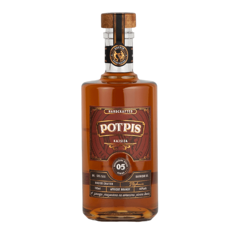 Potpis Rakija Kajsija Barrique 5 40% vol, 700ml
