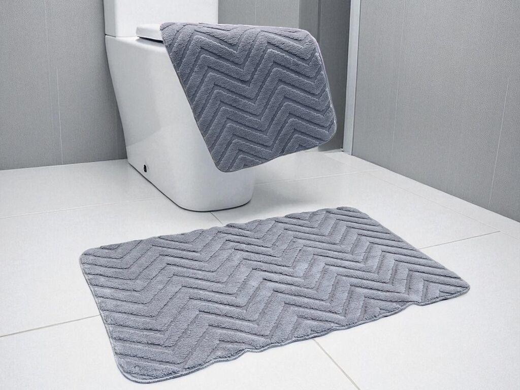 Viktorija Dvodelni set prostirki za kupatilo, Cik-cak dizajn A9