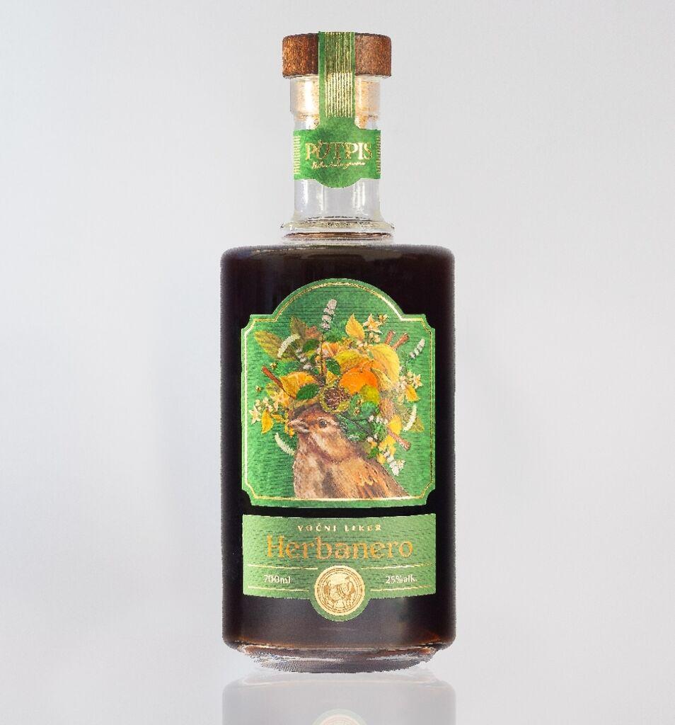 Potpis Voćni liker Herbanero 25% vol, 700ml