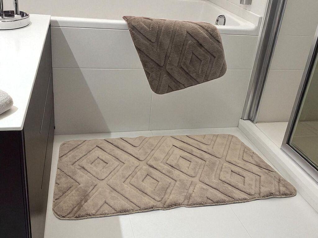 Viktorija Dvodelni set prostirki za kupatilo, Cik-cak dizajn A10