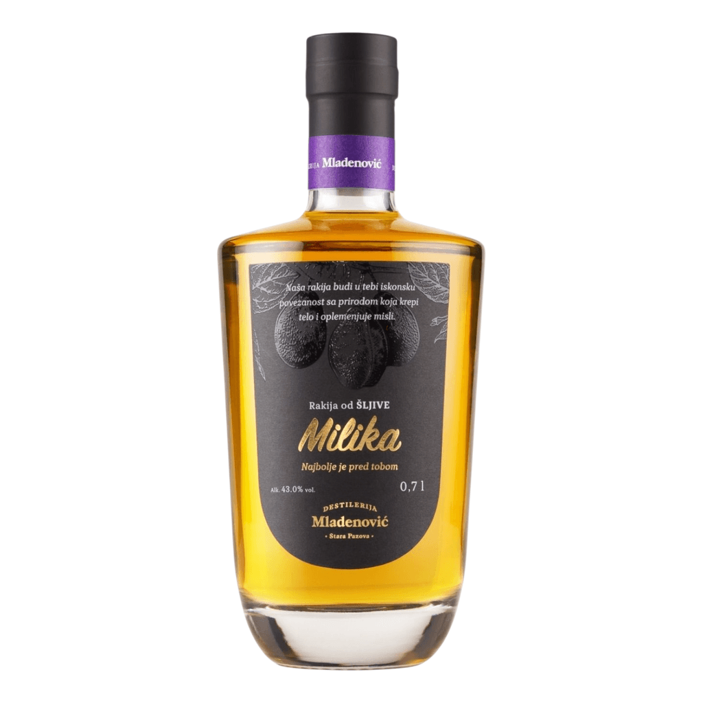 Mladenović Rakija Milika od šljive Barrique 43% vol, 700ml