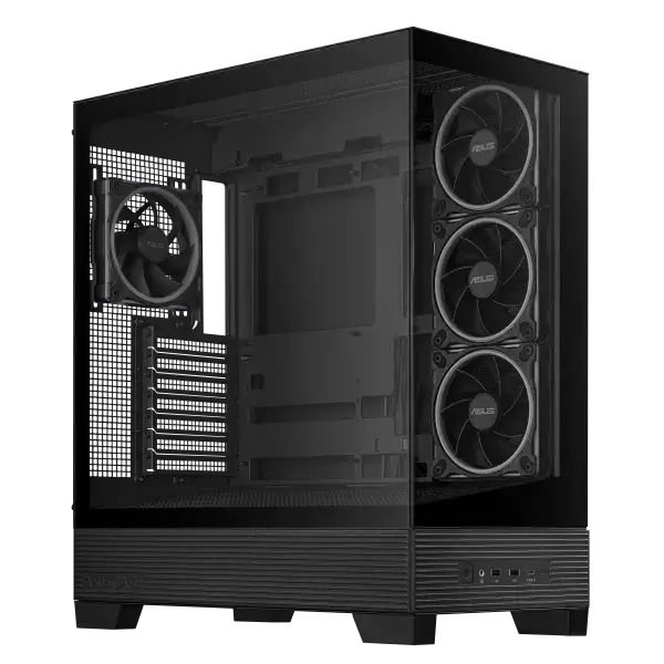 Asus Kućište A31 Plus TG ARGB, Mid Tower (ATX/mATX, RGB), Crno