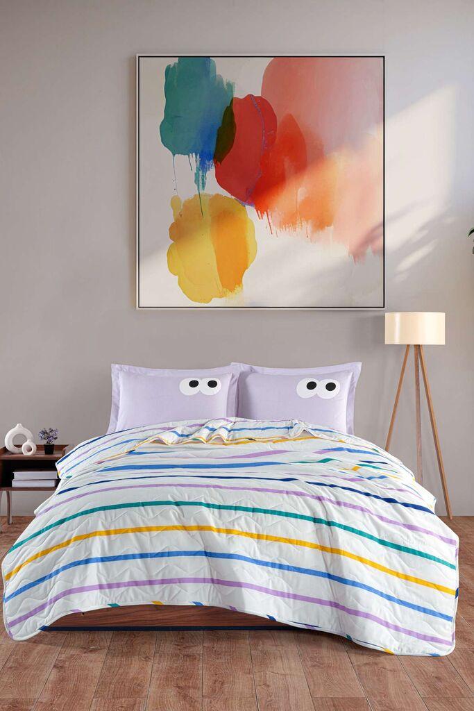 L'essentiel Maison Komplet posteljine Funny, 200x220, Ljubičasti