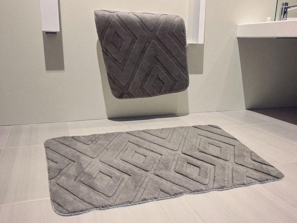 Viktorija Dvodelni set prostirki za kupatilo, Cik-cak dizajn A11