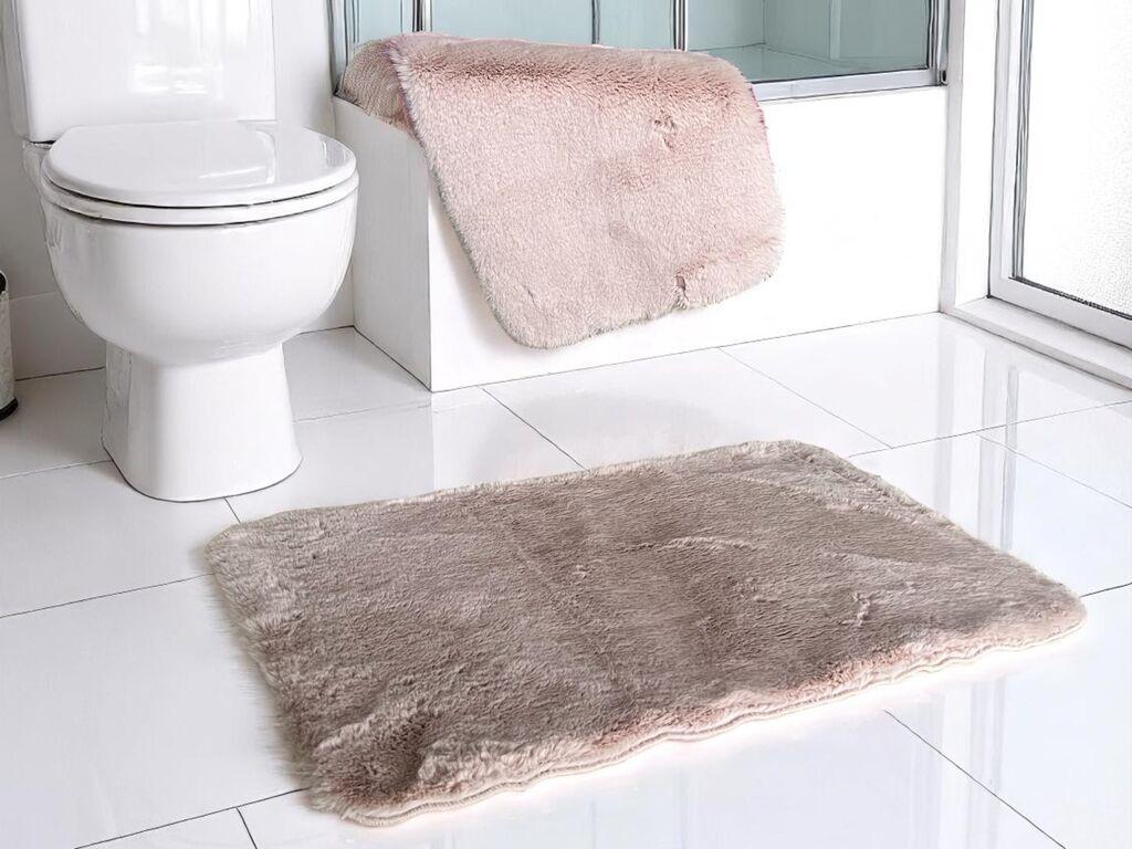 Viktorija Kupatilski set prostirki, Roze