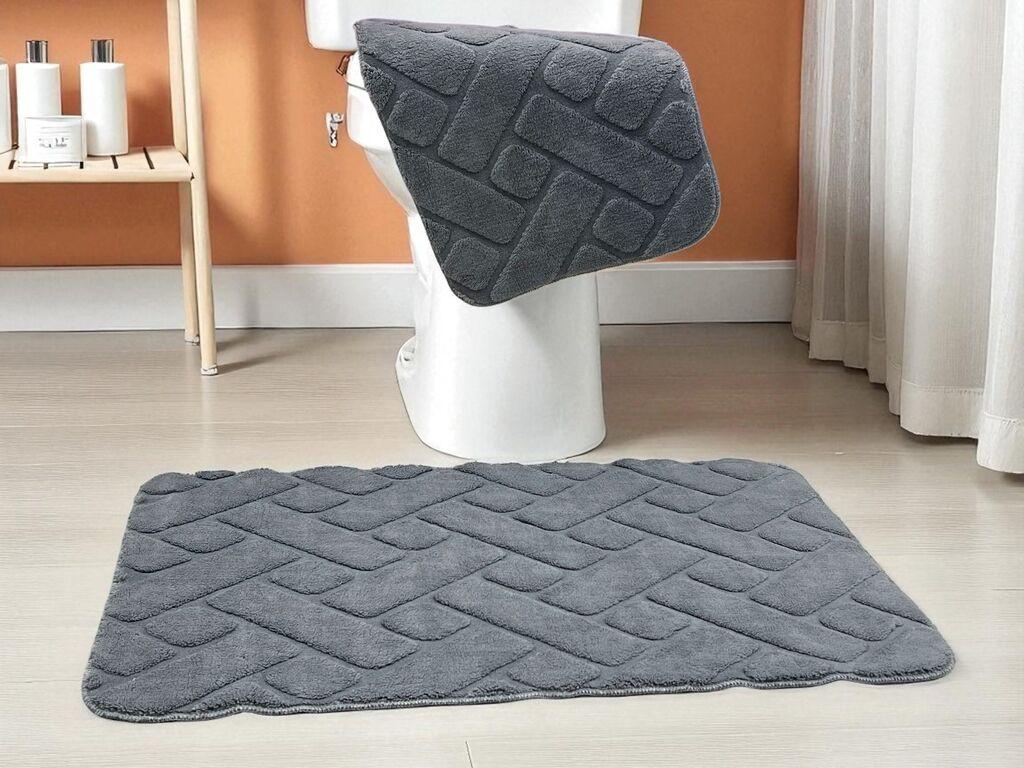 Viktorija Dvodelni set prostirki za kupatilo, Cik-cak dizajn A14