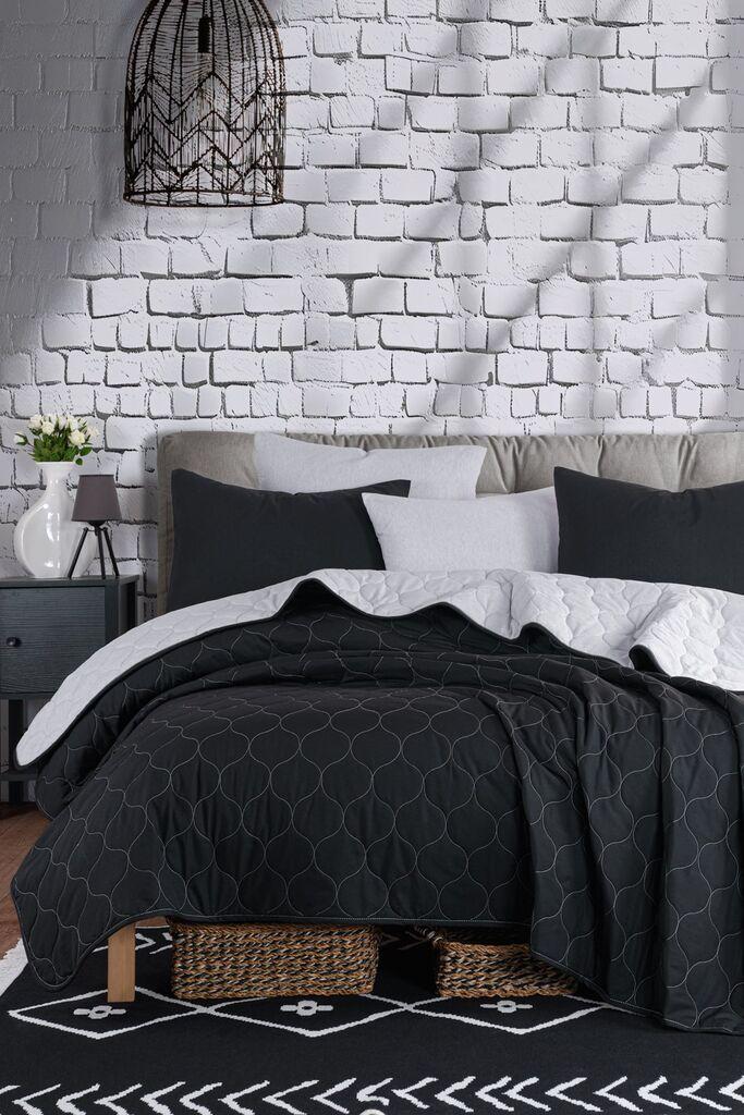 L'essentiel Maison Komplet posteljine Solid, 200x220, Crni