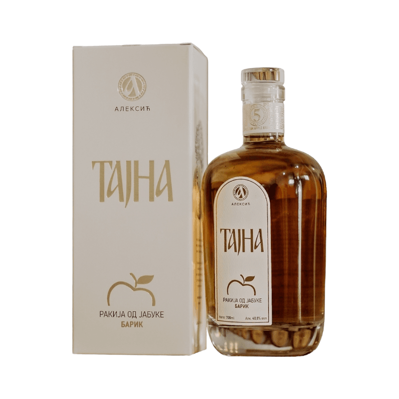 Aleksić Rakija Tajna 5 Jabuka Barrique 40% vol, 700ml LUX