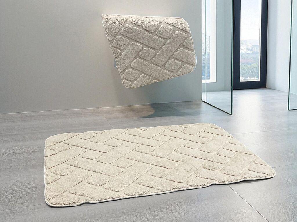 Viktorija Dvodelni set prostirki za kupatilo, Cik-cak dizajn A13