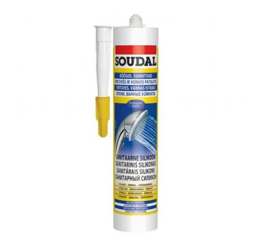 Soudal Silikon Sanitar, 280ml, Beli