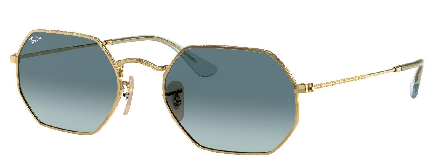 Ray-Ban Naočare za sunce 0RB3556N 91233M 53 Octagonal, Zlatne