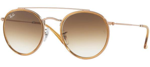 Ray-Ban Naočare za sunce 0RB3647N 90705151 Round Double Bridge, Zlatne