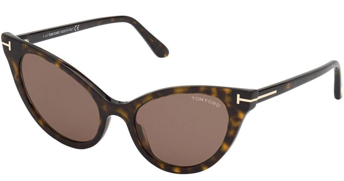 TOM FORD Ženske naočare za sunce 0FT0820 52E53, Braon
