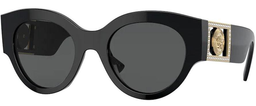 VERSACE Ženske naočare za sunce 0VE4438B GB1/87 52, Crne